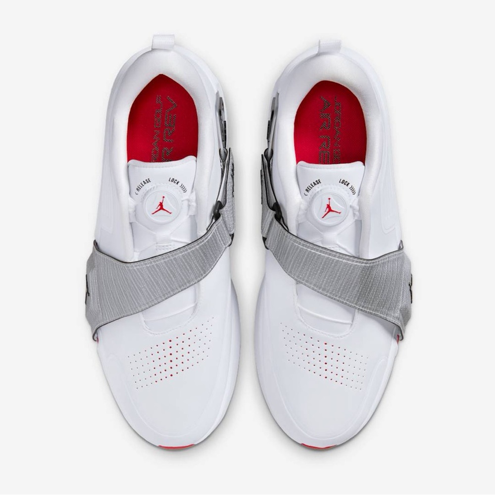 NIKE AIR JORDAN REV WHITE GOLF SHOES SIZE MEN’S 7.5 BRAND NEW - FV6338-100 New - Picture 4 of 9